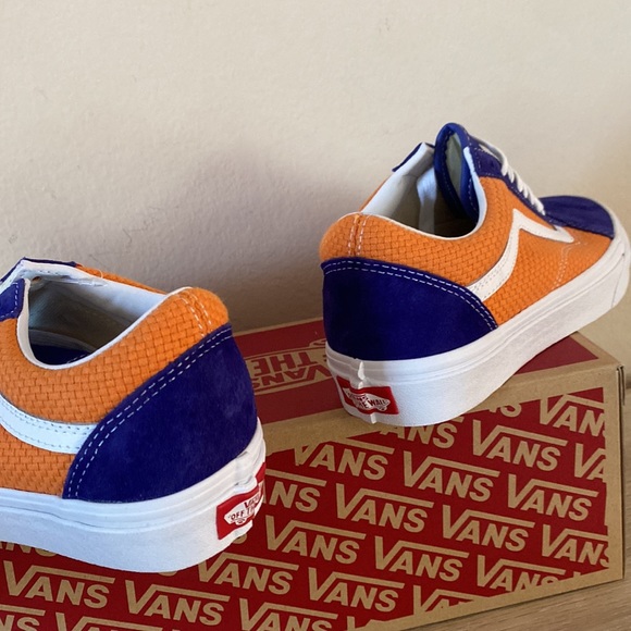 New Vans shoes Women’s 8 retro Orange purple NewwBox - Picture 4 of 4